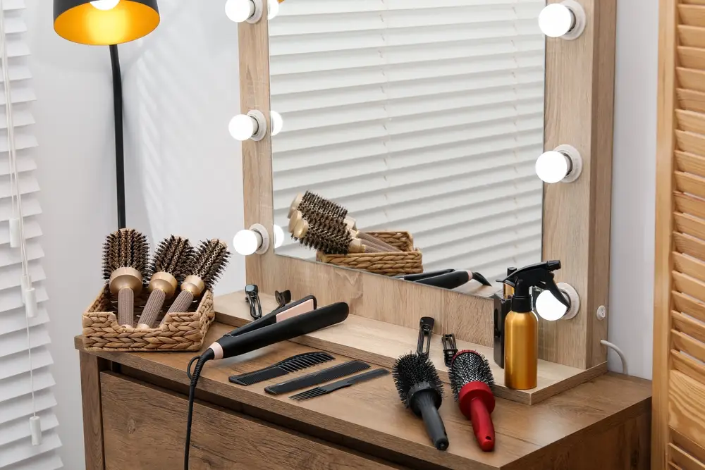 coiffeuse en bois