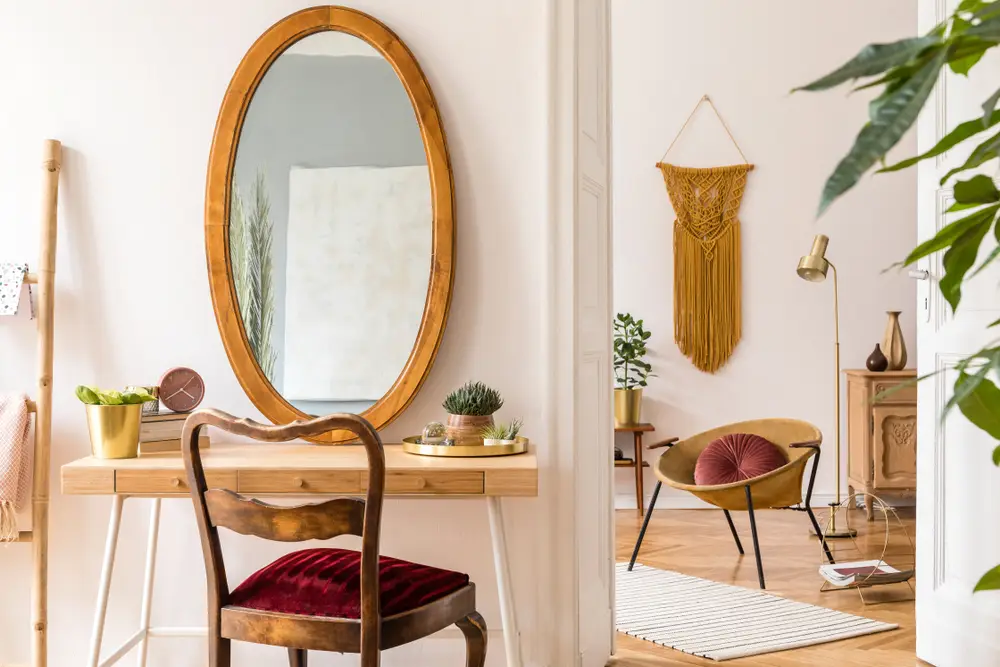 coiffeuse en bois