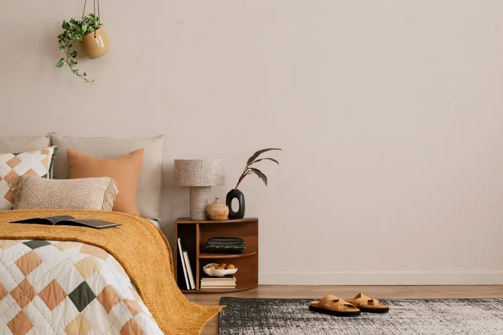table chevet en bois
